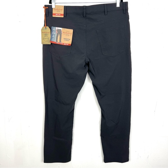 NWT Weatherproof Vintage Performance Pants Mens 38x30 Dark Grey Stretch Flex - Picture 3 of 5